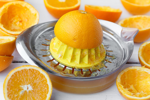 pozyskiwanie soku z pomarańczy