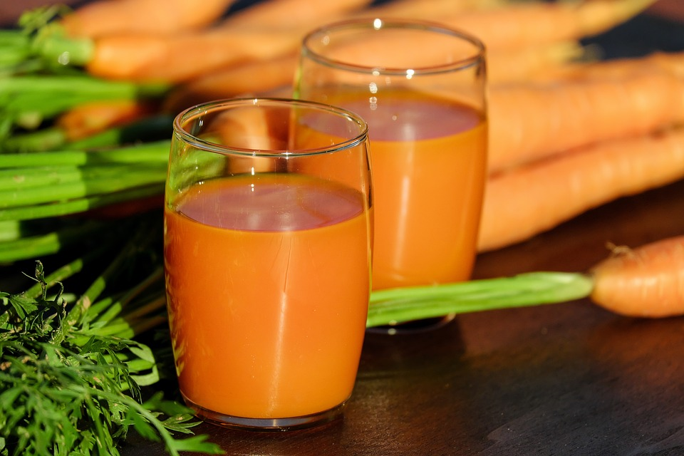 zdrowy sok z marchewki
